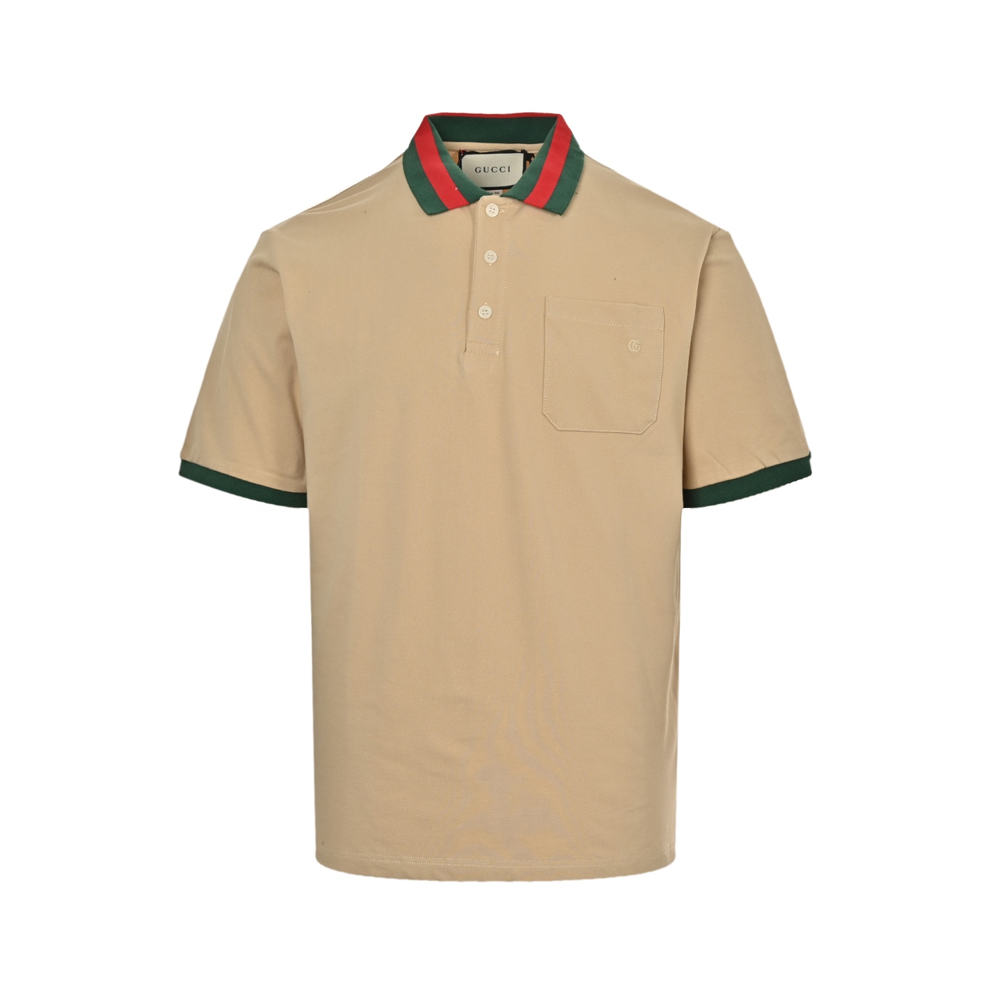 Gucci Striped Collar Polo Short Sleeve