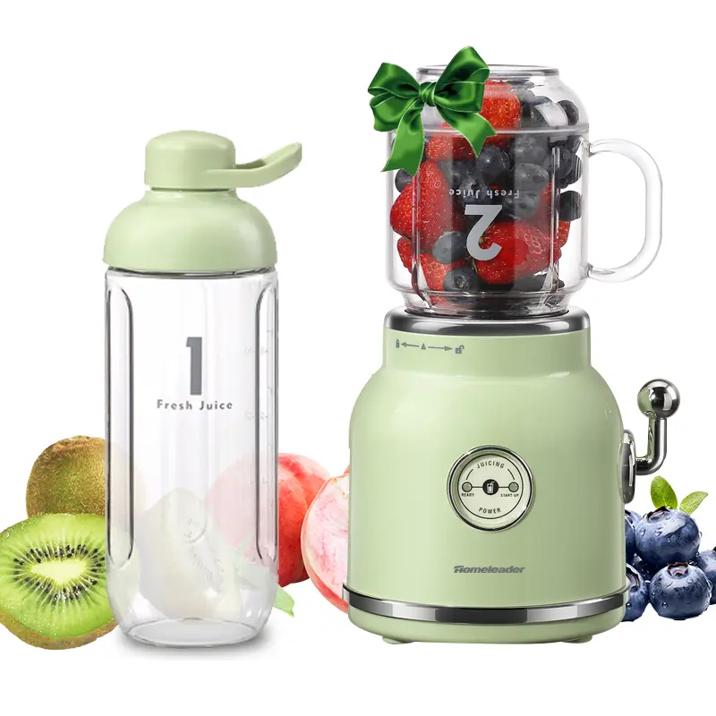 Personal Blender for Shakes and Smoothies, With 6 Sharp Blades, 21oz Travel Cup and Lids,Pink Machine,Function Blender Juicer