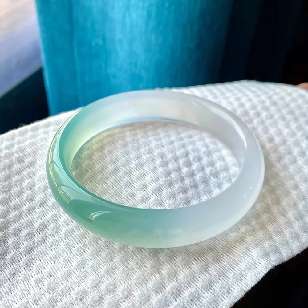 Natural Ice Jade Women Bracelet Fine Jewelry Charm Jadeite Elegant Bangle Fashion Accessories Holiday Gifts Free Shipping