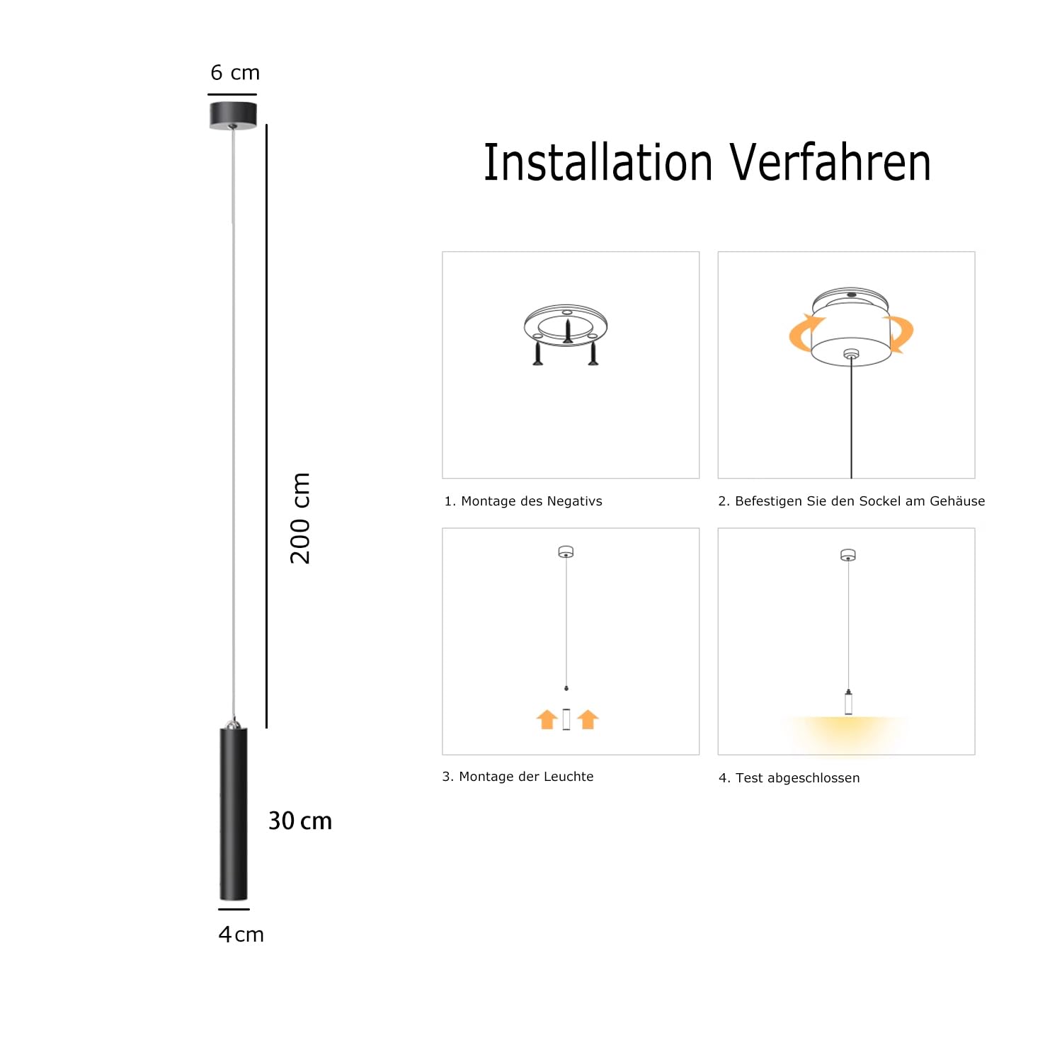 🔥Buy More Save More🔥Battery Operated Pendant Light Length Adjustable