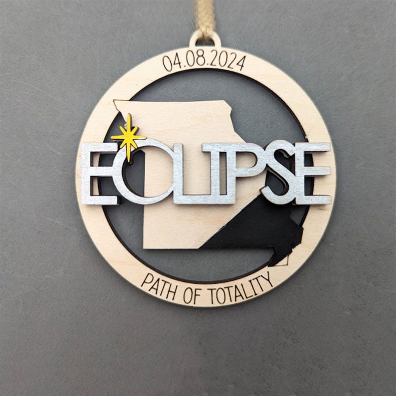 Solar Eclipse 2024 Ornament
