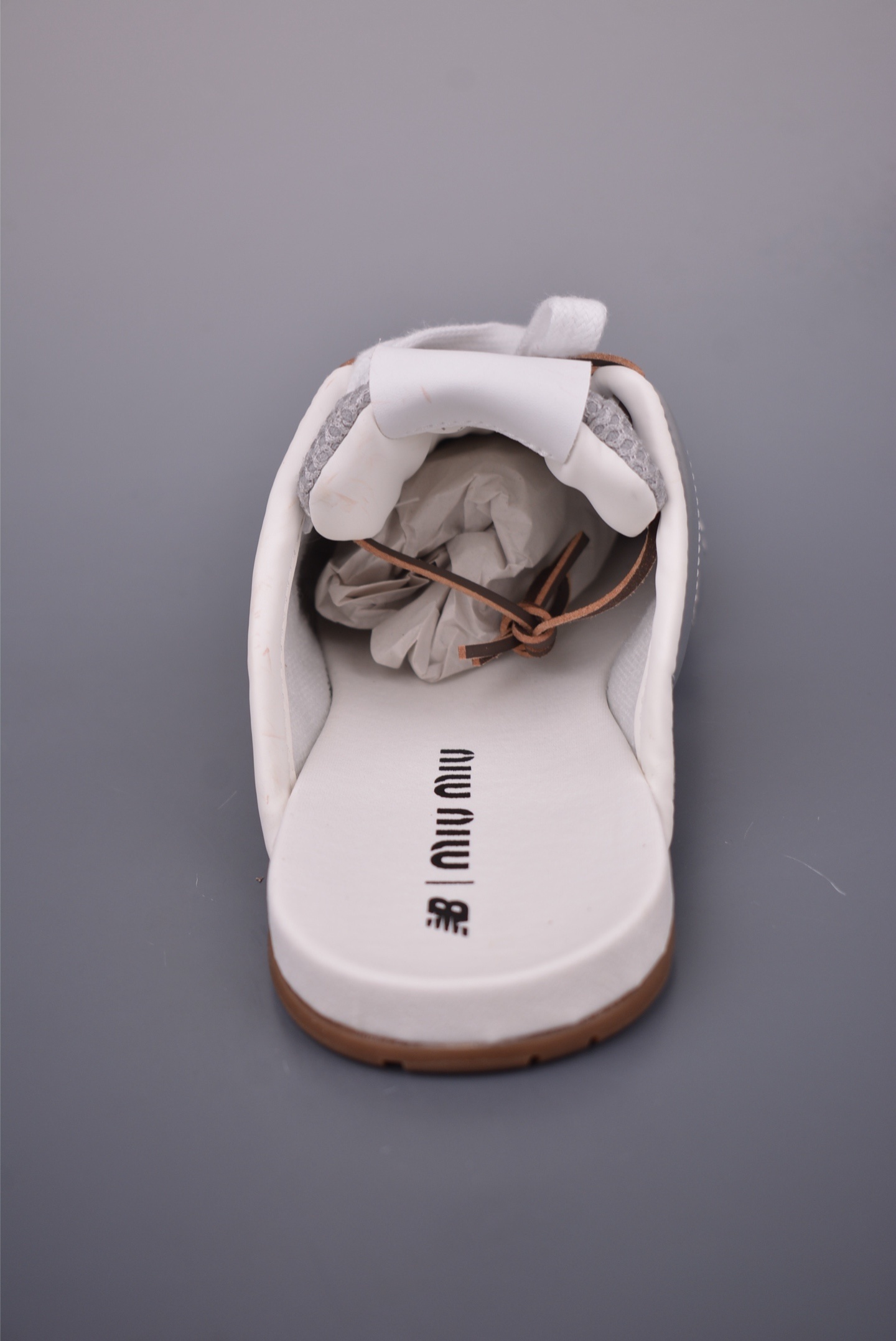 Miu Miu x New Balance 530 SL Faded Suede Mules 