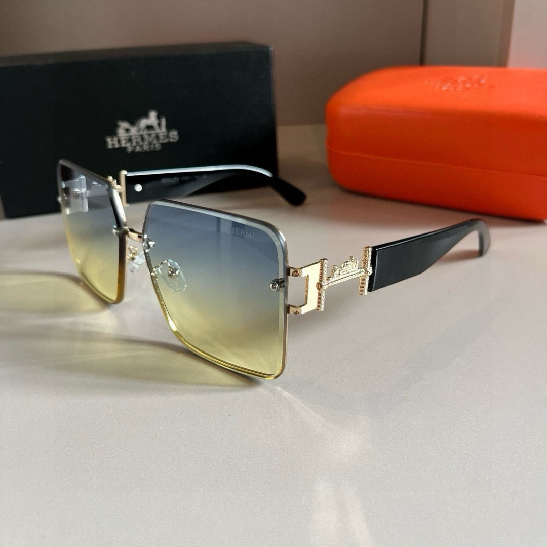 Hermes Square Frame Sunglasses