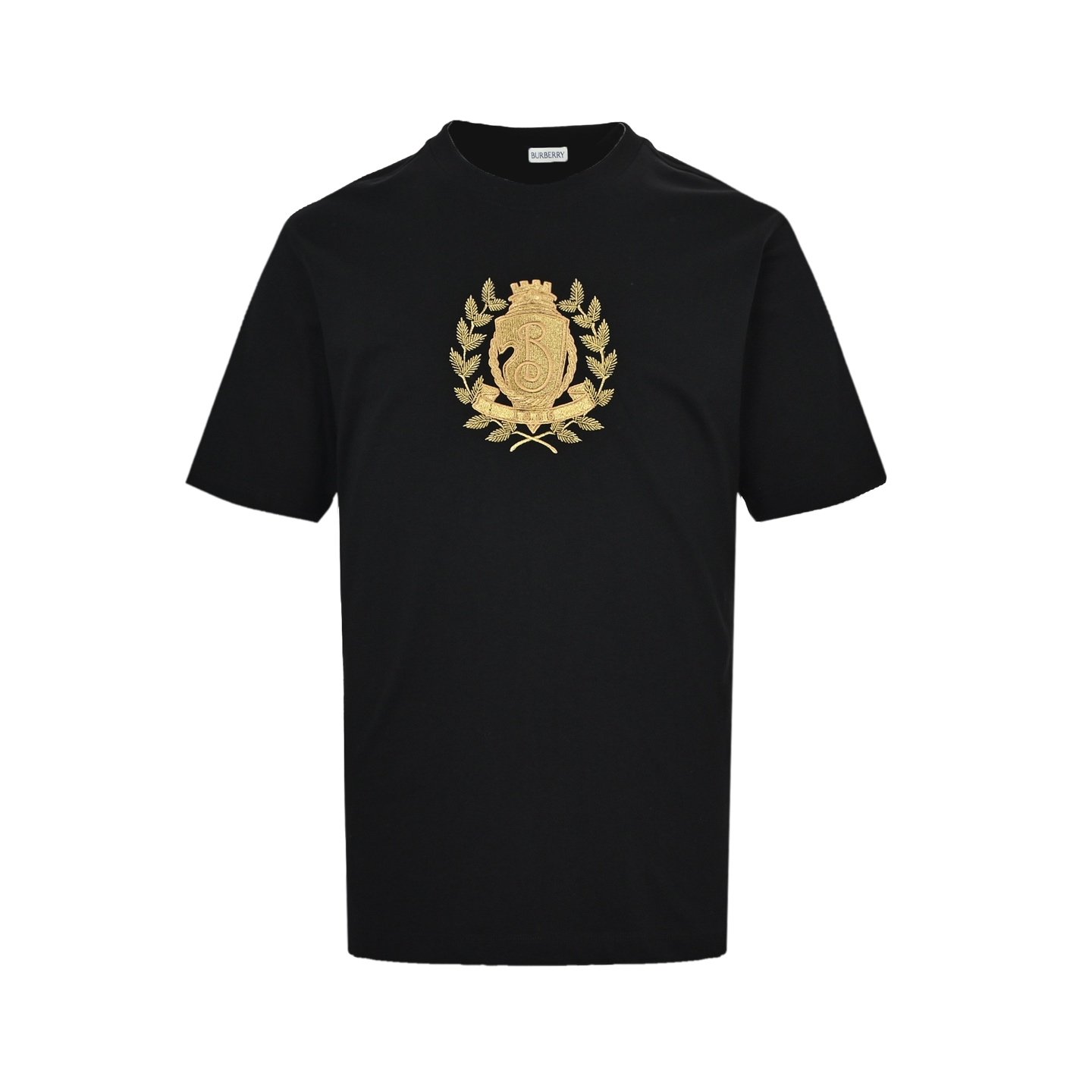 Burberry Oak Leaf Shield Logo Embroidered Short Sleeve