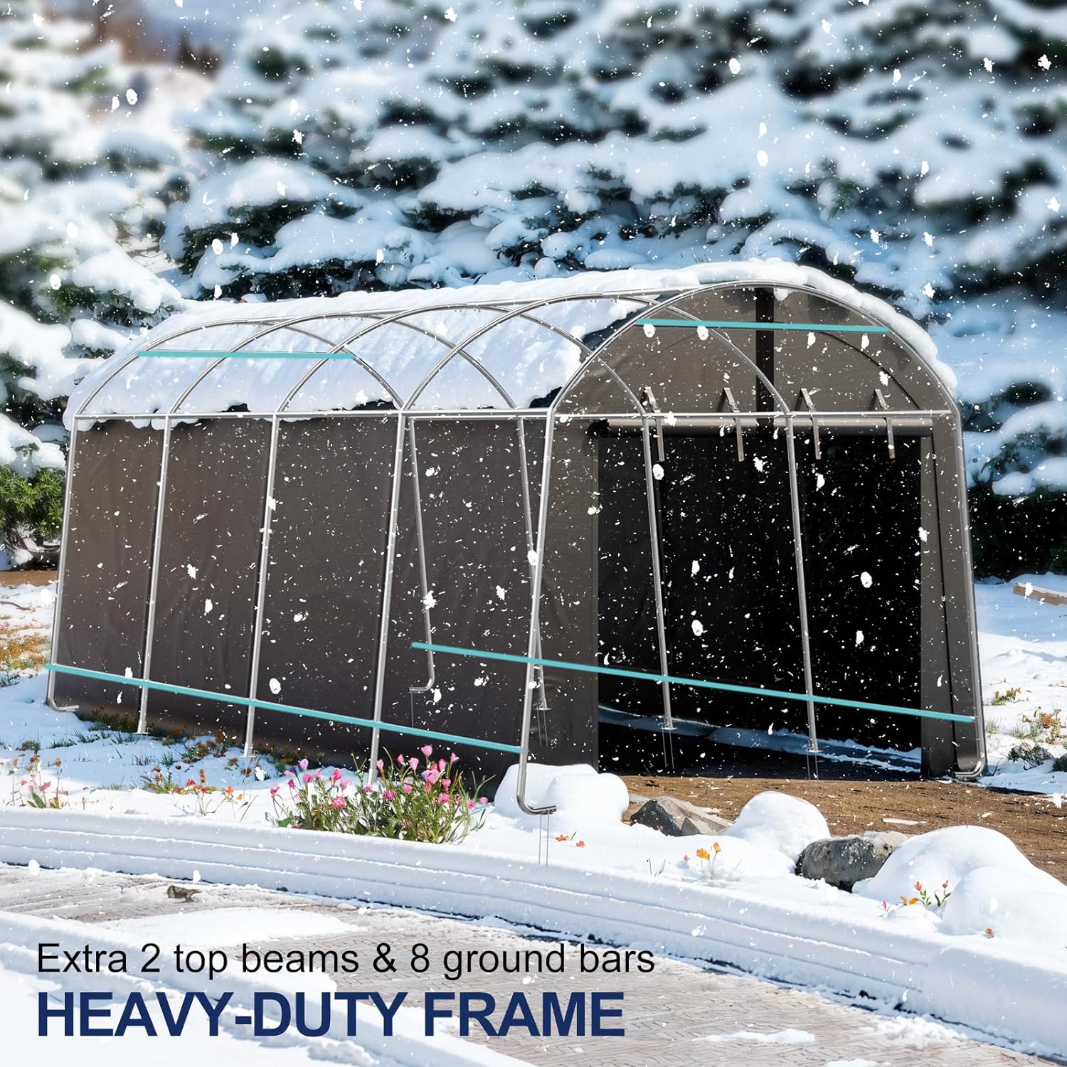10x20ft Carport,Heavy Duty Car Canopy