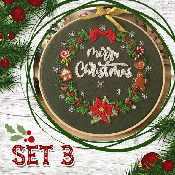 (🔥HOT SALE NOW-48% OFF)Christmas Embroidery Set