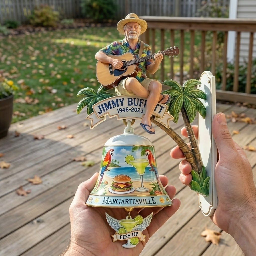 Jimmy Buffett Tribute Margaritaville Wall Bell