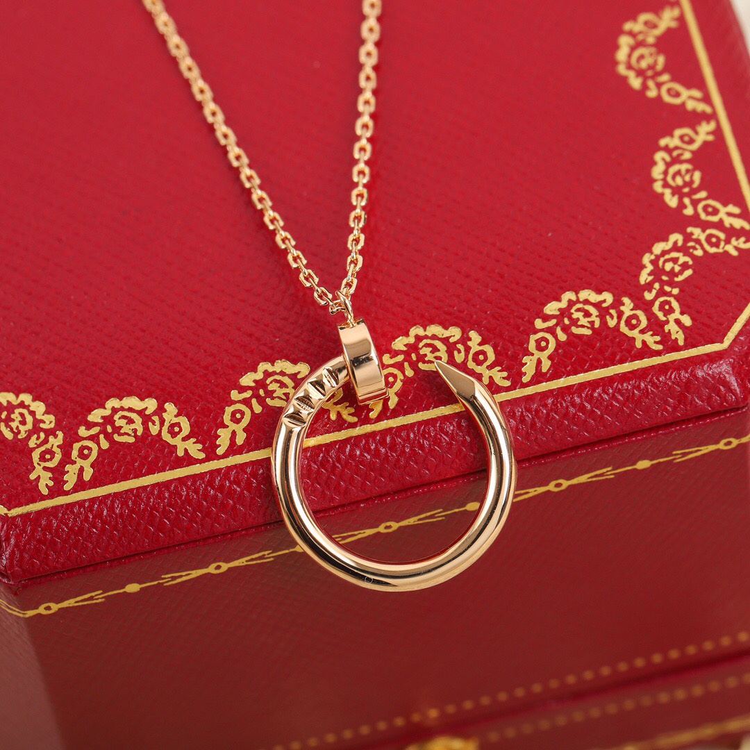 Cartier special edition diamond nail necklace