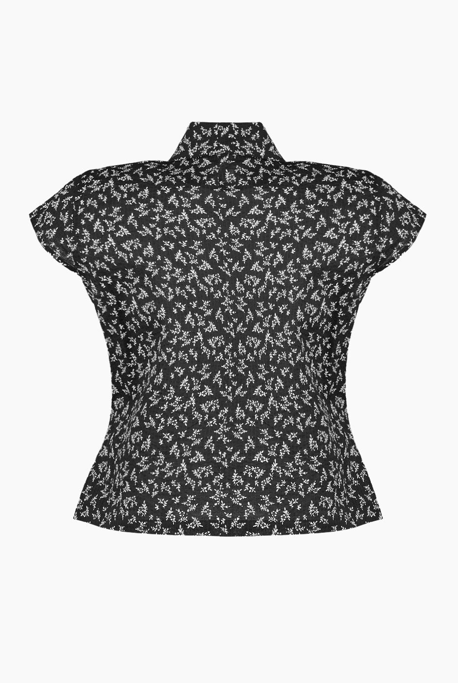 Blusa camisera con bolsillos