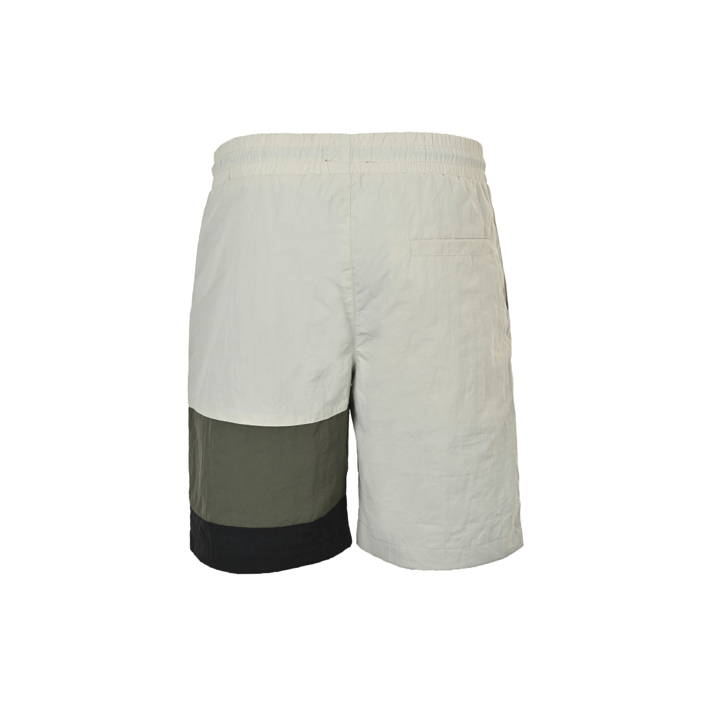 Balenciaga patchwork letter print shorts