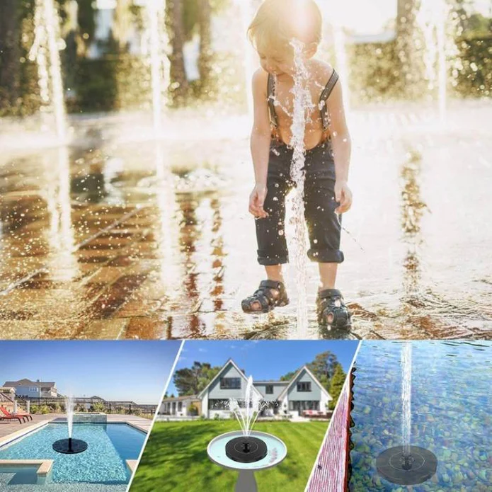 Lotus leaf solar fountain (🎁2024 new model hot sale🎁Last day of sale)