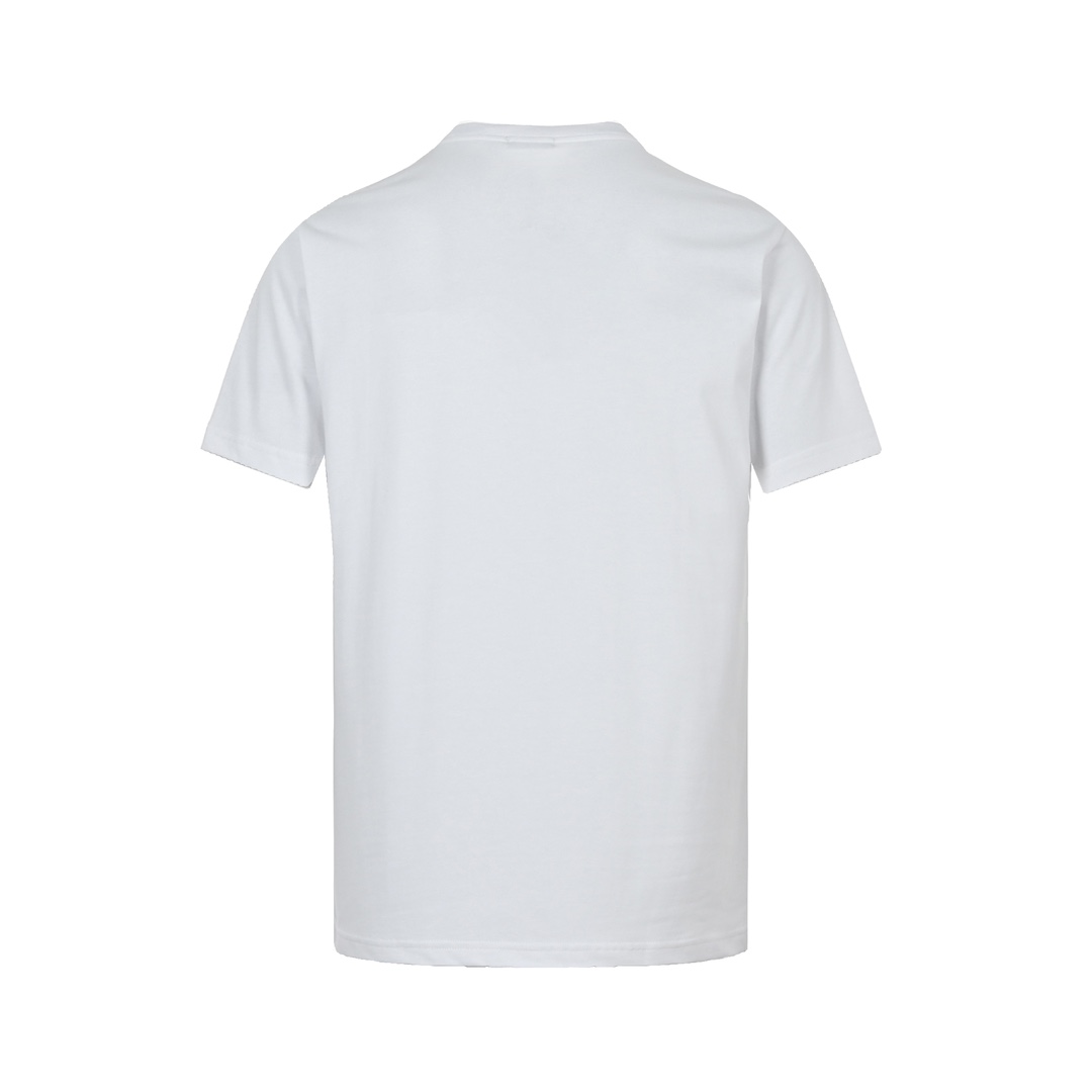 Dior 23ss embroidered silver logo short sleeve