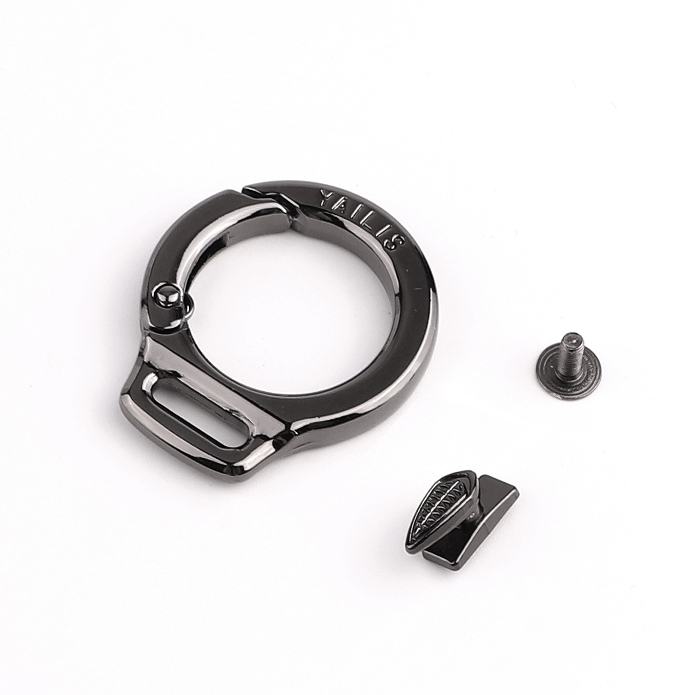 🔥Portable Zinc Alloy Leather Keychain
