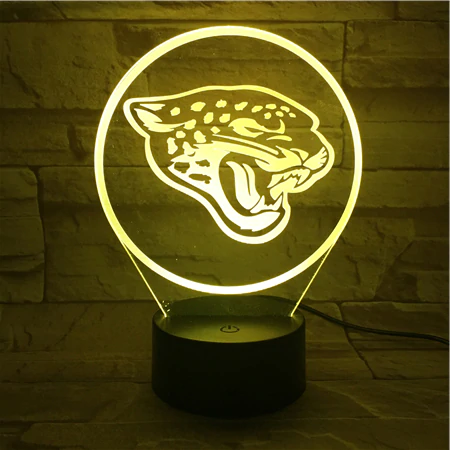 JACKSONVILLE JAGUARS 3D LED LIGHT LAMP