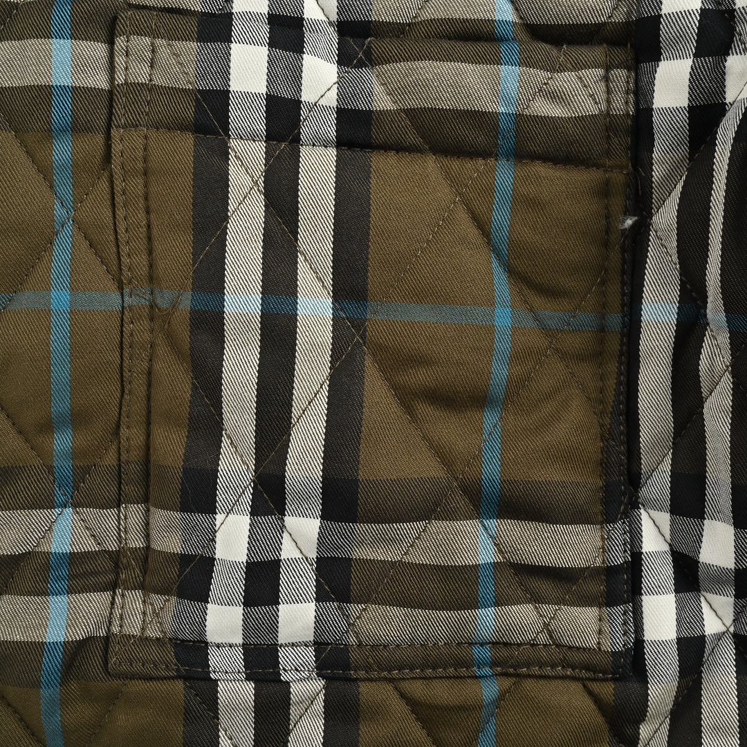 Burberry 24Fw Retro Diamond Quilted Double-Sided Cotton Jacket