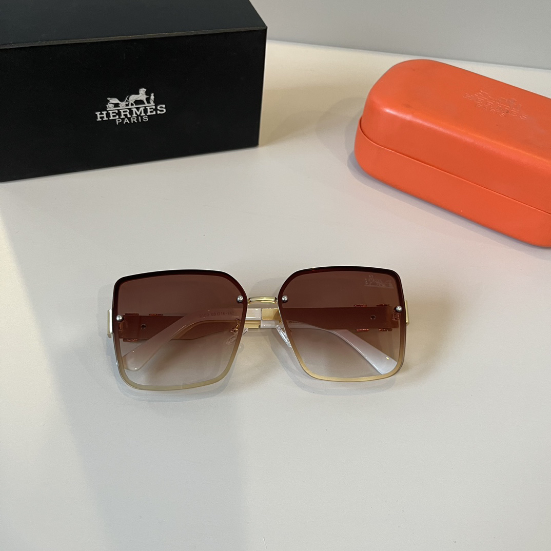 Hermes Square Frame Sunglasses