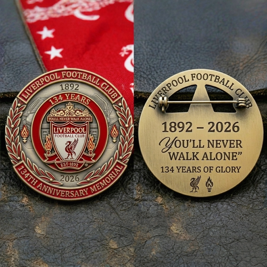 Liverpool F.C. 134th Anniversary Collectible Pin
