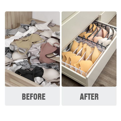 (New Year Promotion- SAVE 45% OFF) Underwear Storage Box Compartment