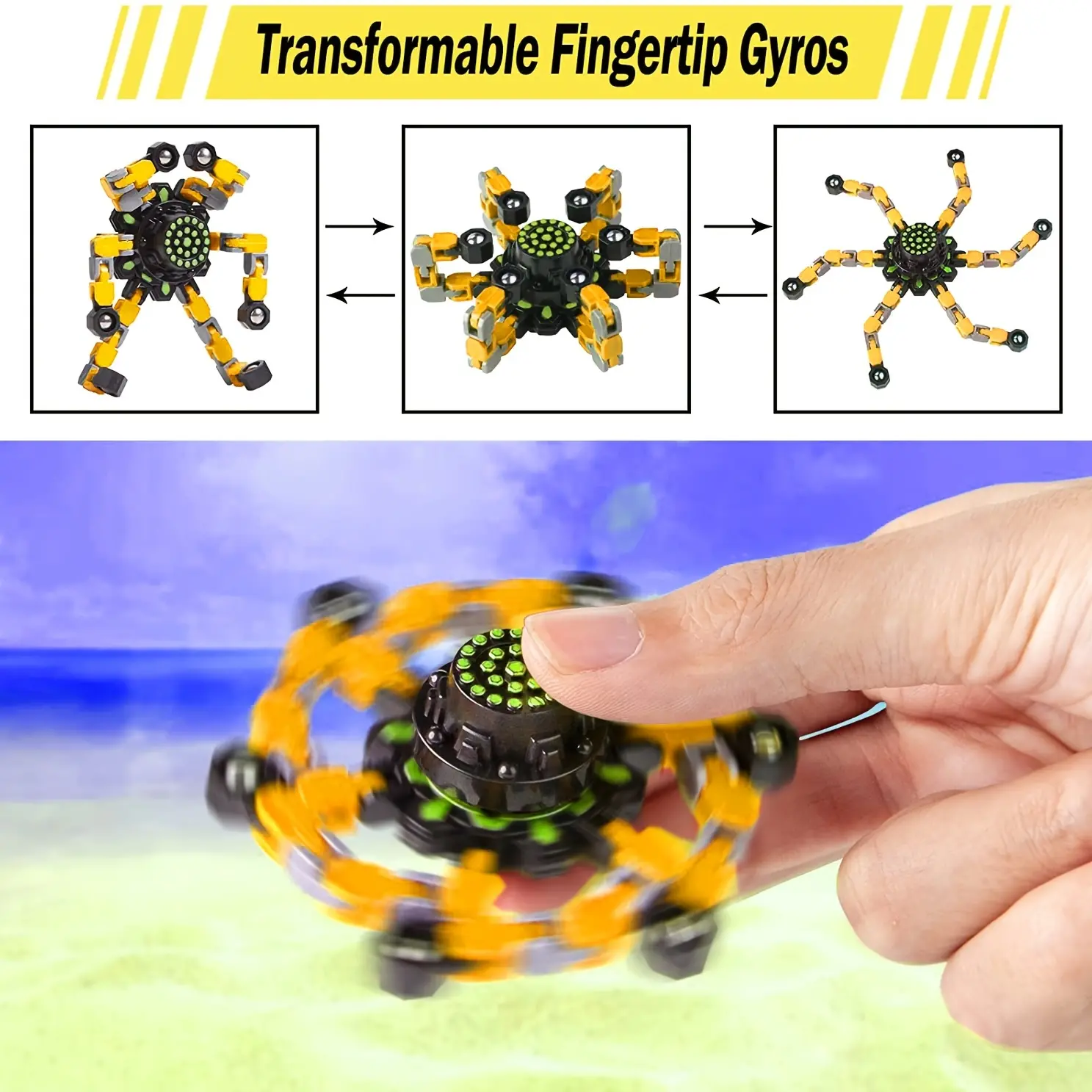 Transformable Fingertip Spinner 🔥(Hot sale this year)
