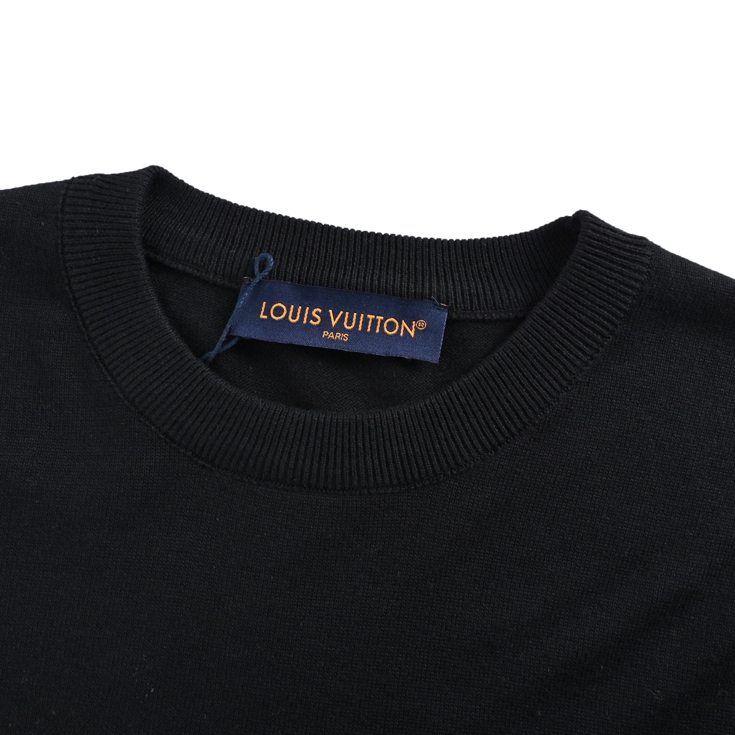 Louis Vuitton 25ss gradient monogram colored diamond knitted short sleeve