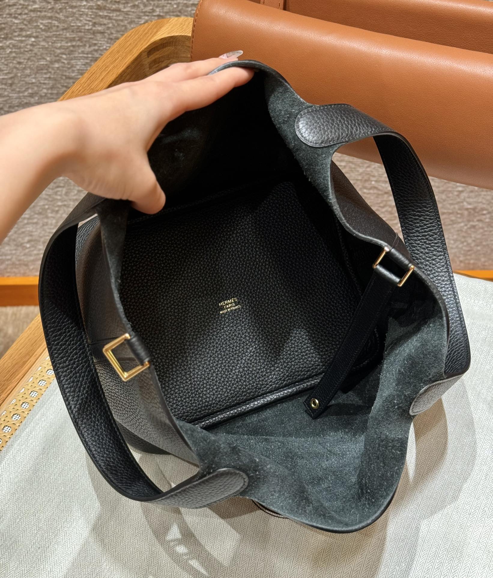 Hermes Picotin lock 89Black (Handmade to order)