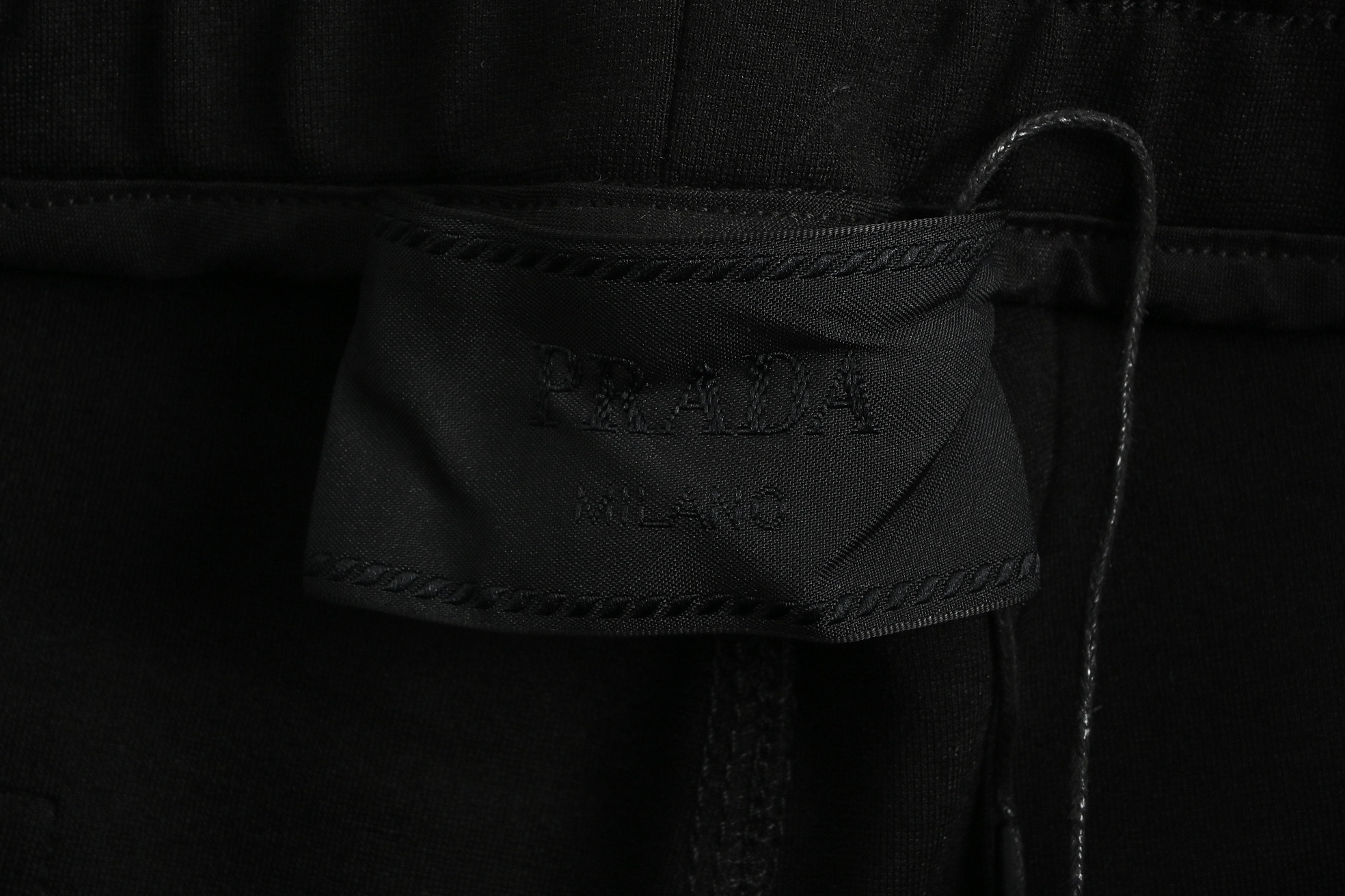 Prada Pocket zip side webbing shorts
