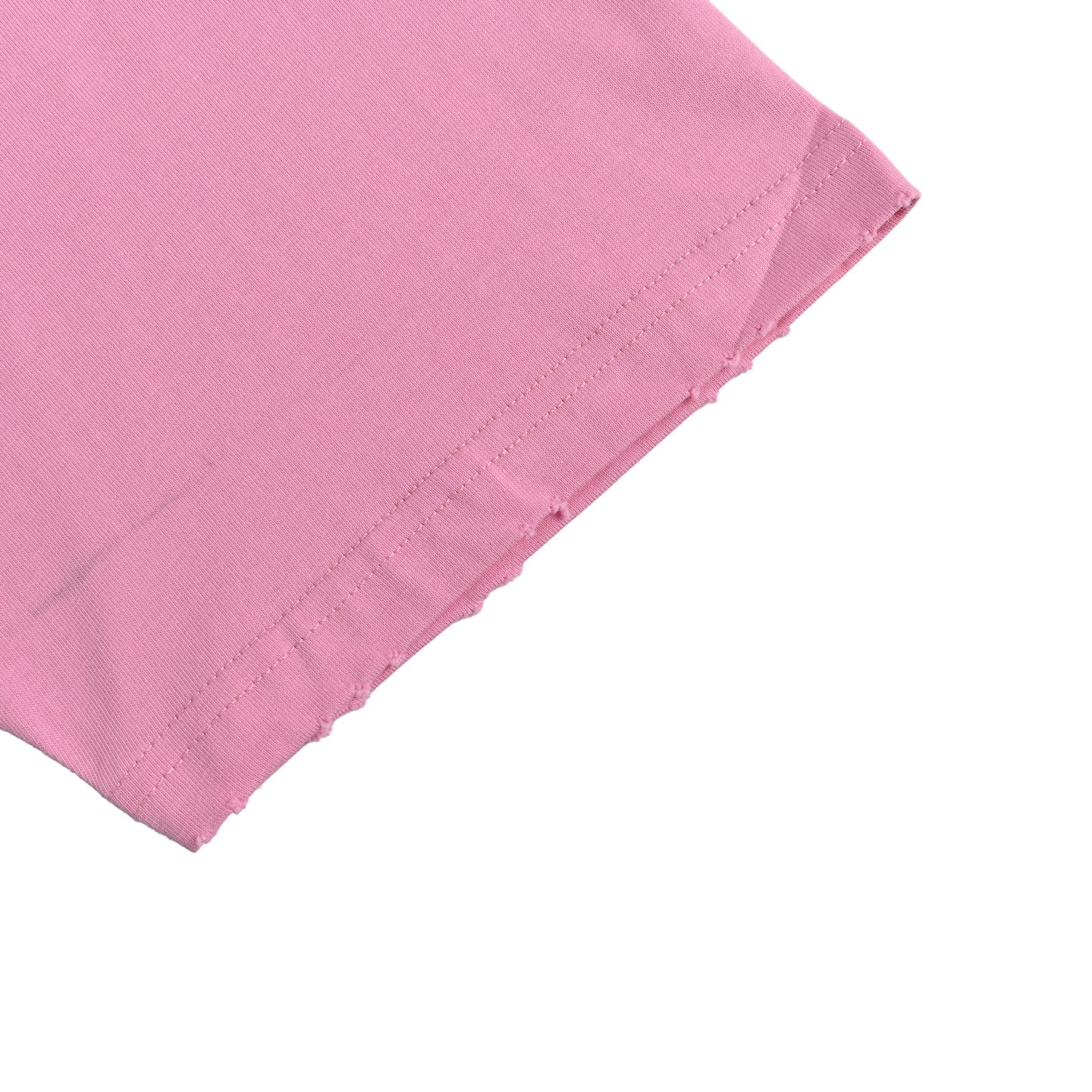 Balenciaga pink foam letter printing logo made of old short sleeves