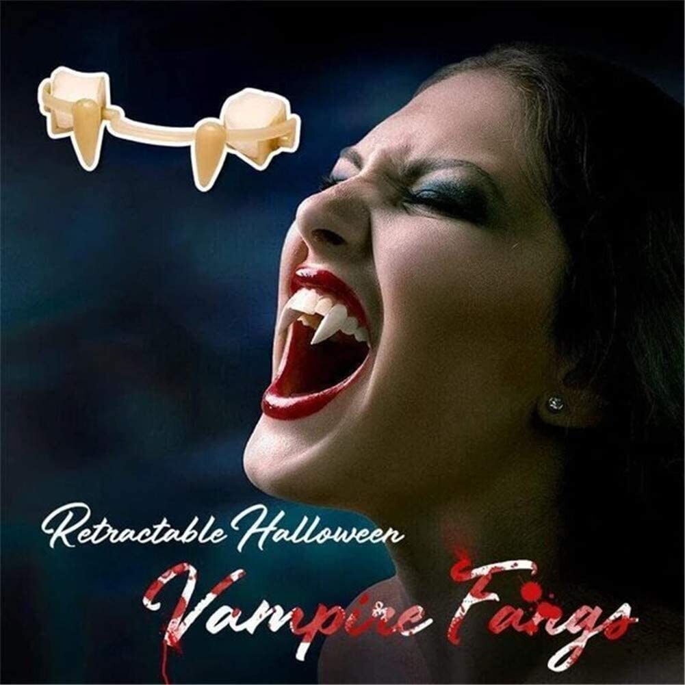 ( 🎃HALLOWEEN PRESALE 48% OFF)  Retractable Vampire Fangs