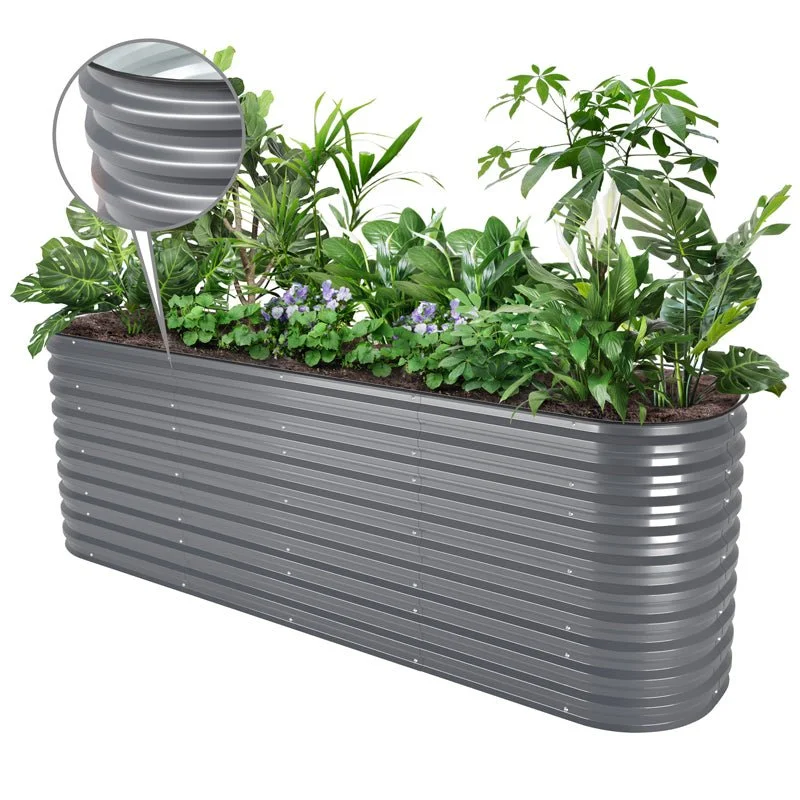 🌷2025D Spring Clearance Sale 🔥A8x2 Metal Raised Garden Beds (9 in 1)【Upgrade 2.0】