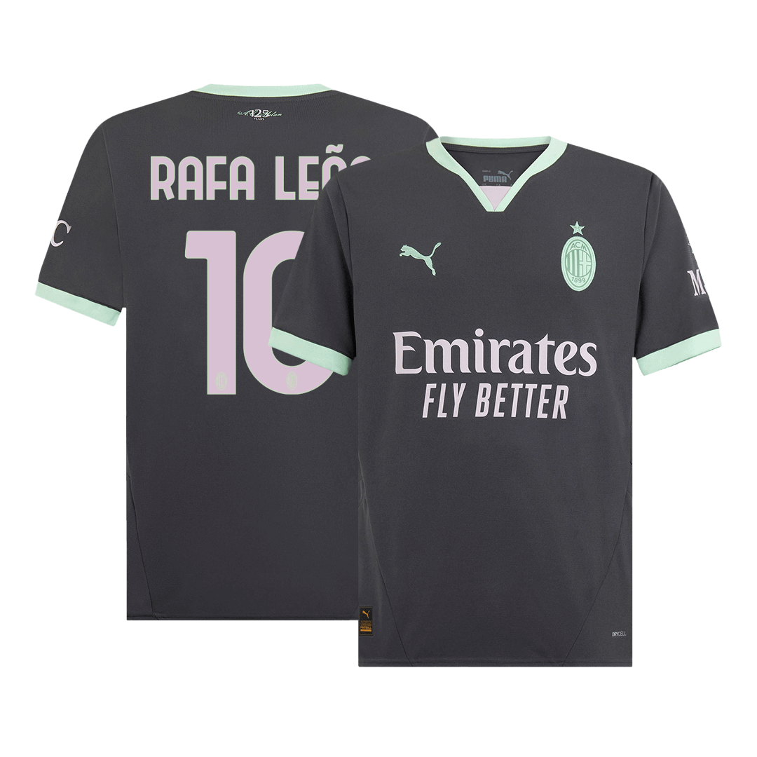 RAFA LEAO #10 AC Milan Third Away Custom Football Shirt 2024/25