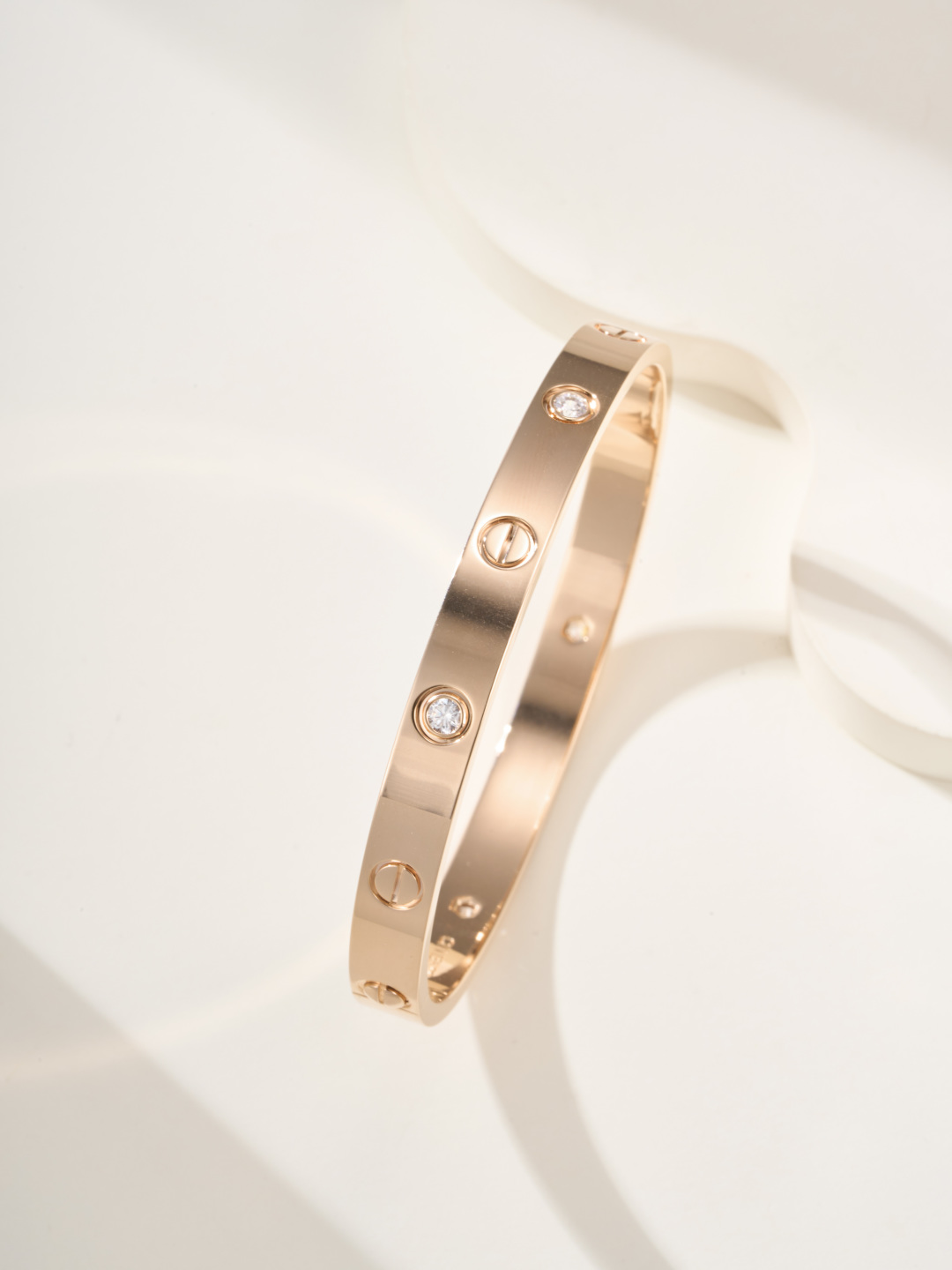 Cartier 2025 6.1mm Medium Four Diamond Bracelet