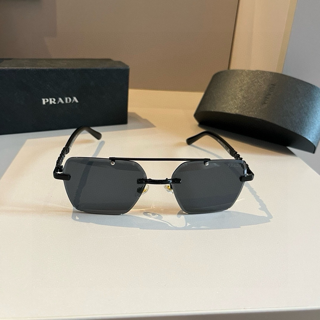 Prada rimless sunglasses