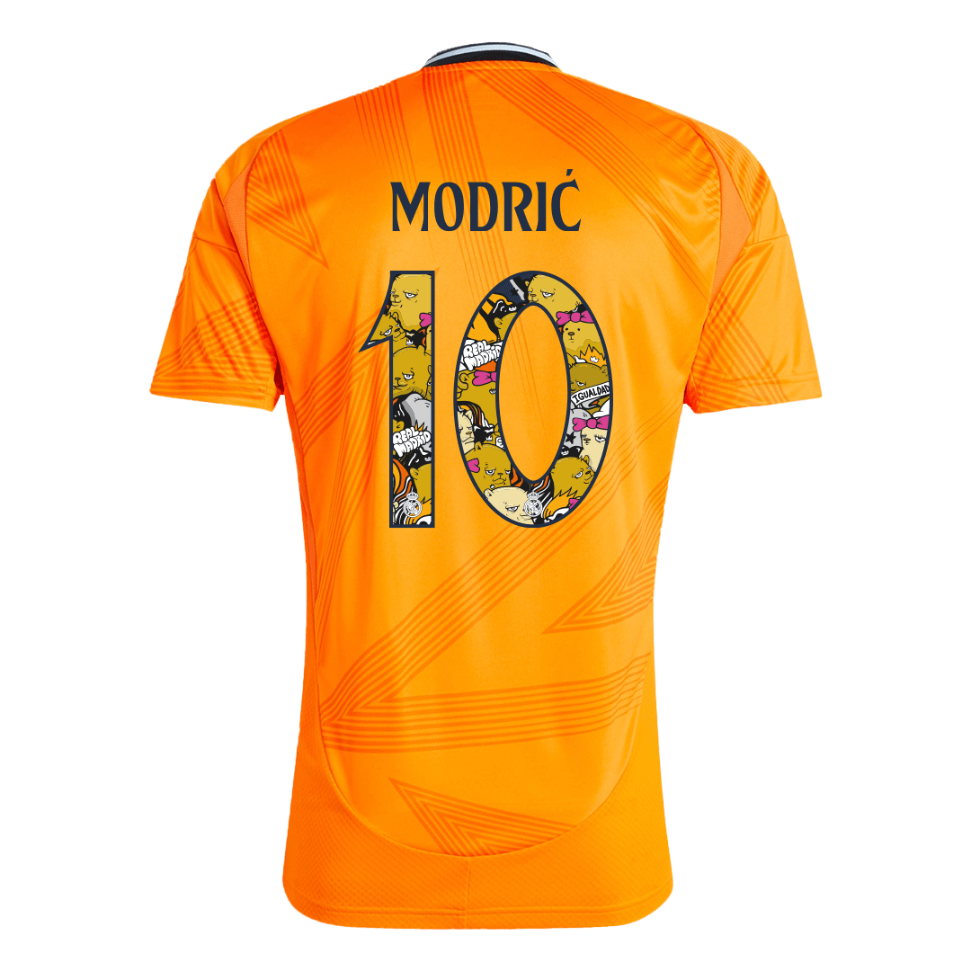 Modri; #10 Real Madrid Away Football Shirt 2024/25 - Bear Champ Font