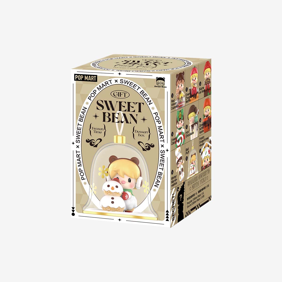 POP MART Sweet Bean Frozen Time Dessert Box Series Figures [1 Blind Box]