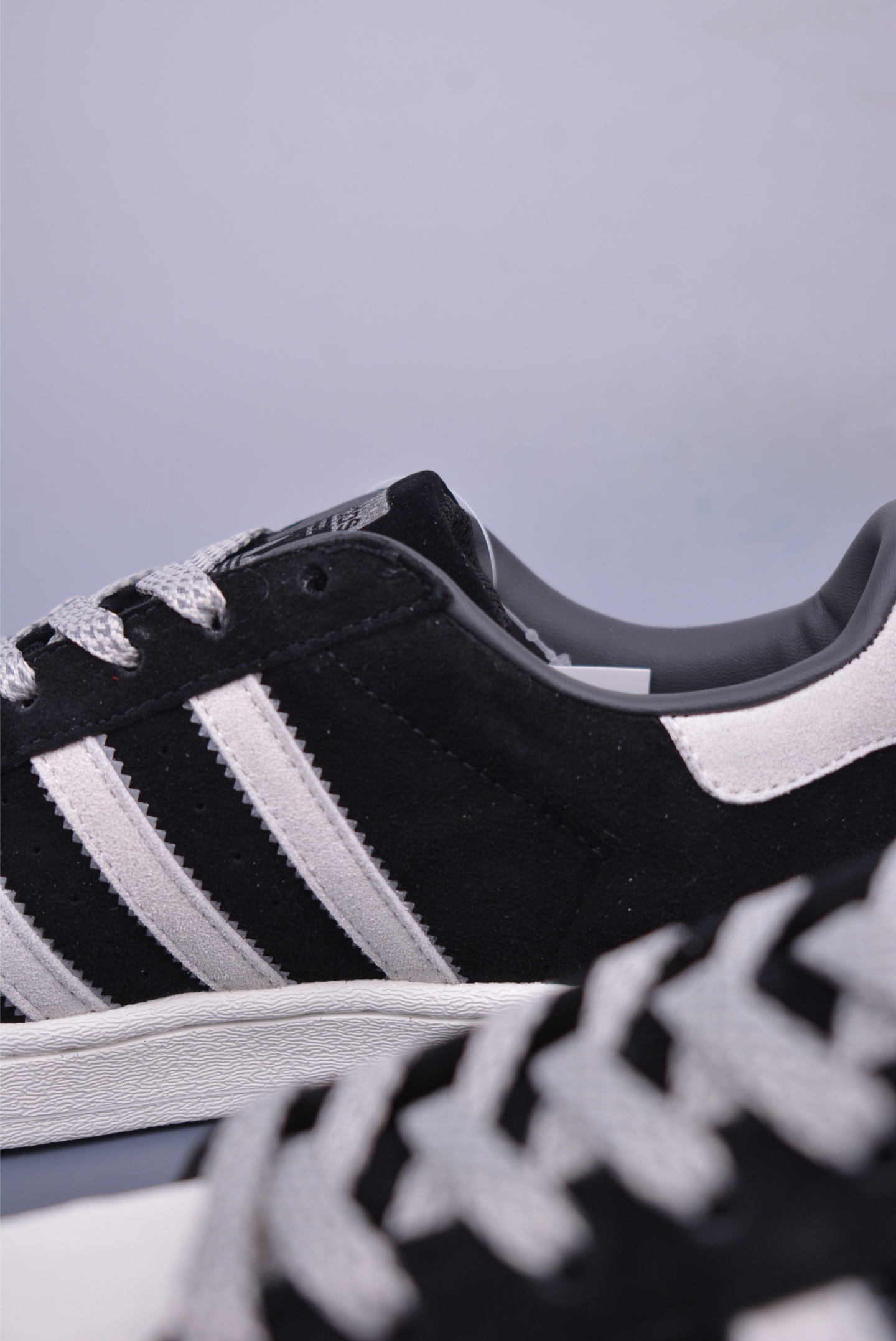 Adidas Originals Superstar II Sneakers Black and White BS0912