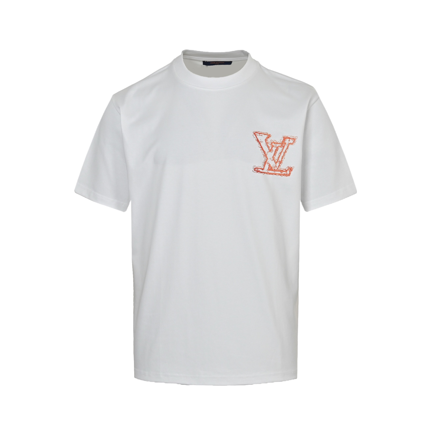 Louis Vuitton 25ss short-sleeved shirt with large logo print on the back