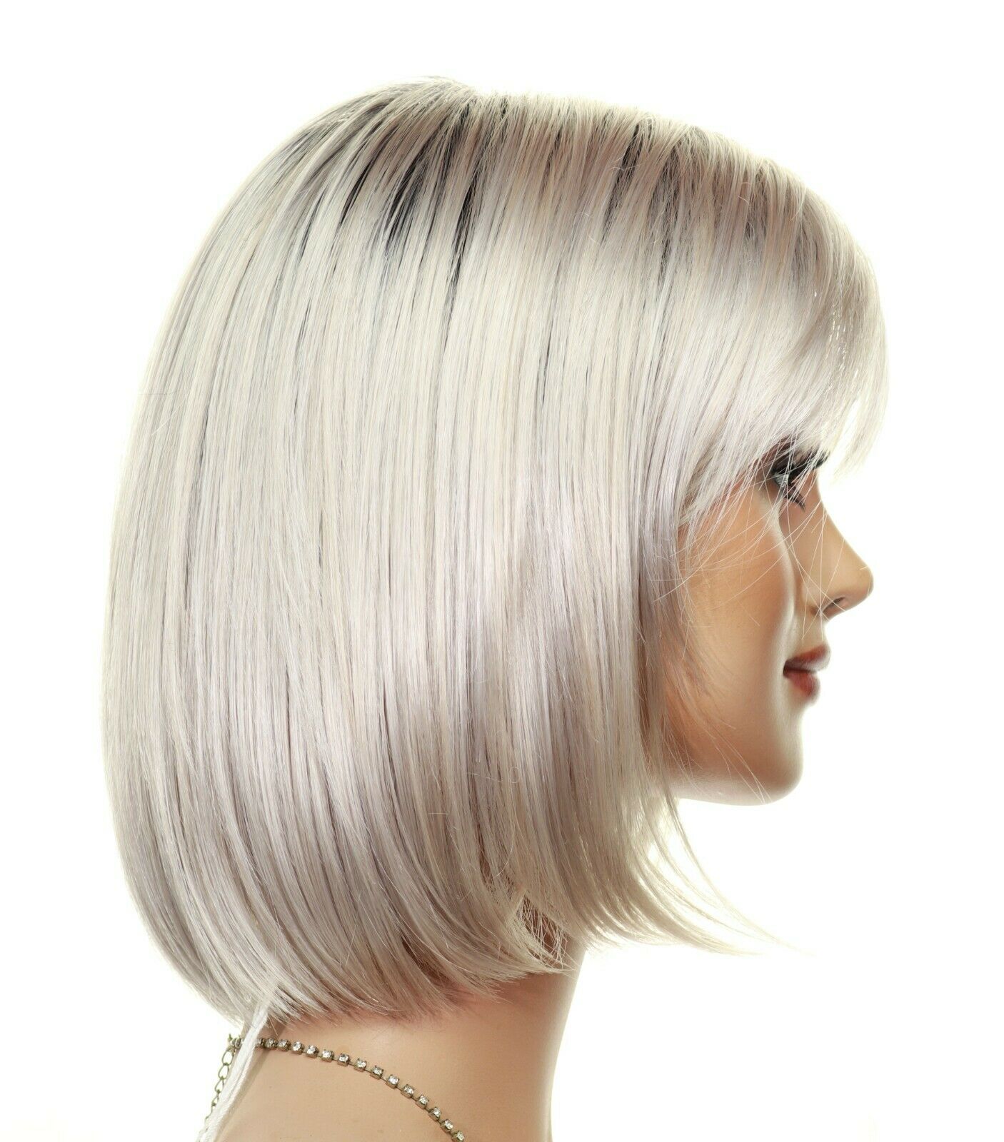 Mid-length Layered Straight Wig