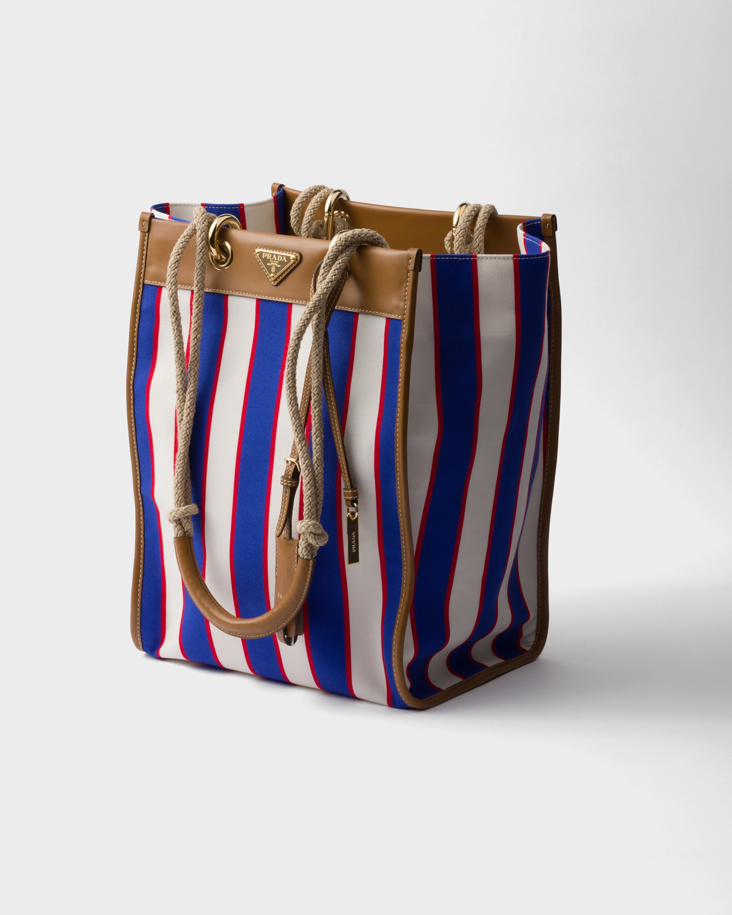 Prada Large Printed Canvas and Leather Tote Bag 1BG561_2HHM_F04H7_V_OOO