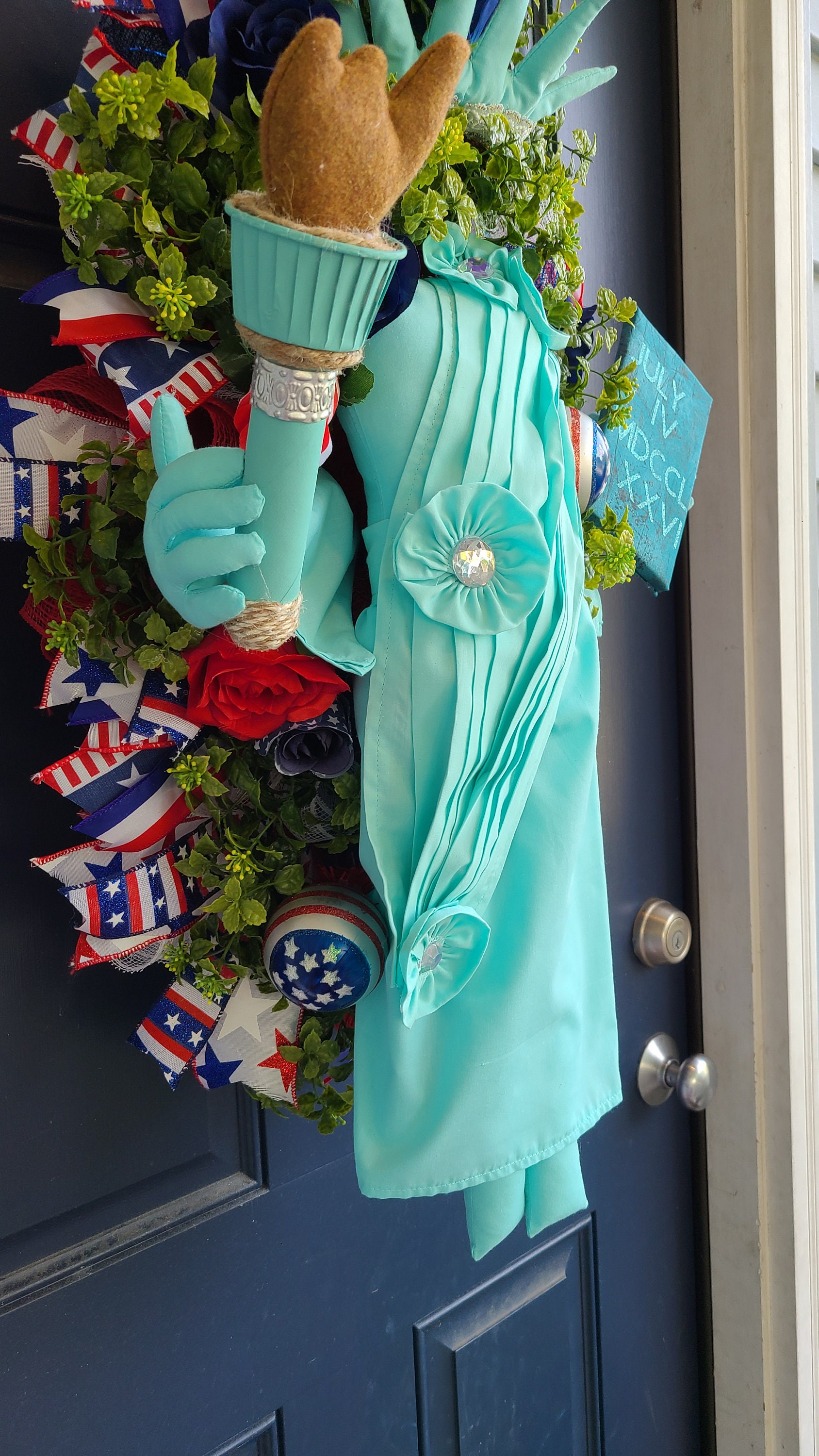 👍2024 New Arrival- 60% OFF💥Handmade Statue of Liberty Patriotic Wreath
