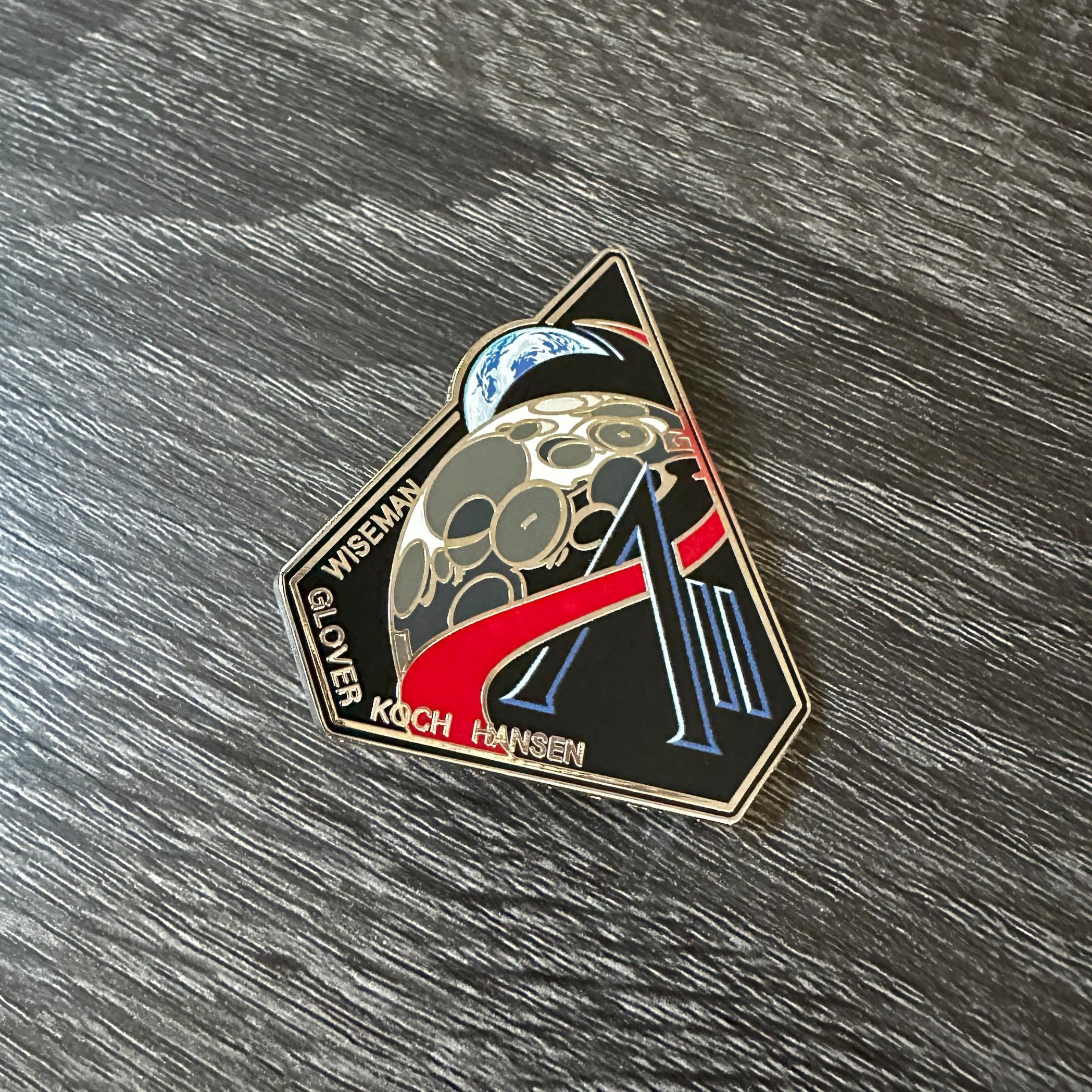 NASA Artemis II Mission Patch Hard Enamel Pin