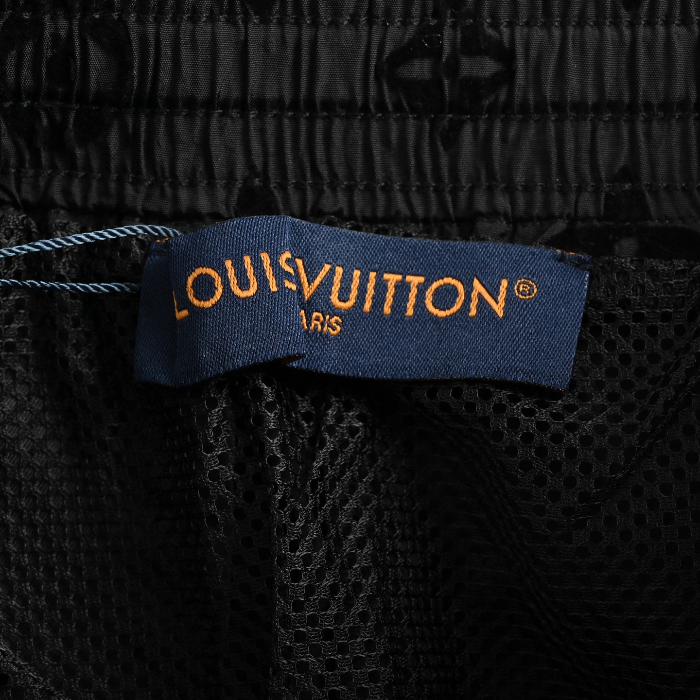 Louis Vuitton 25ss all over monogram flocked beach shorts
