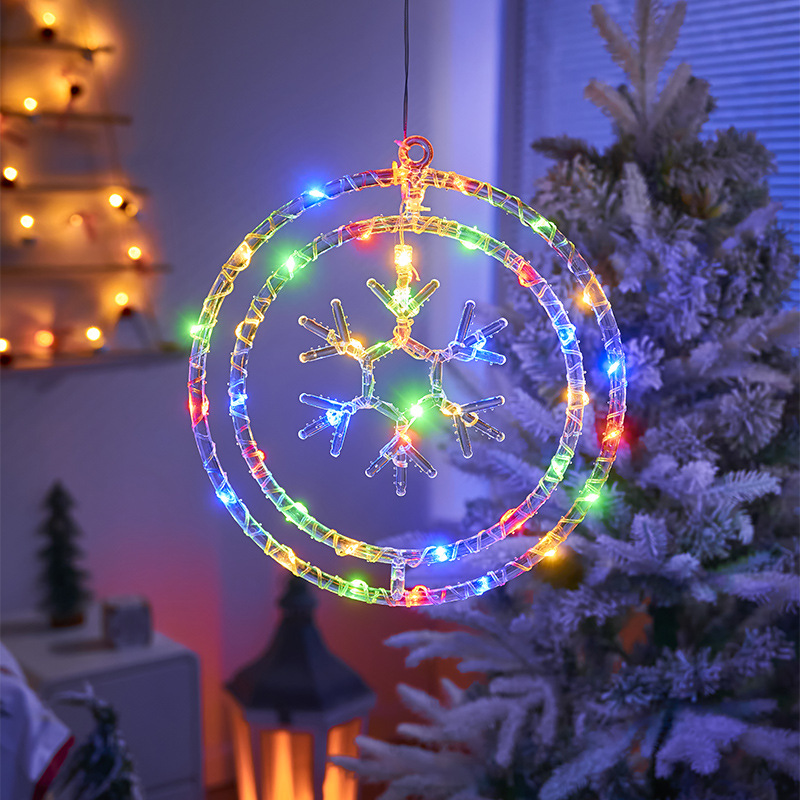 🎄🎅 15.74 in Large Size Rotatable 3D Waterproof Christmas LED Lights Decoration - USB + Remote Control