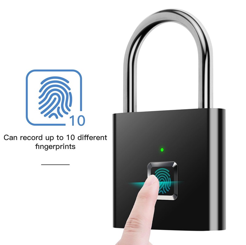 Christmas Promo🎅 2024 Fingerprint Padlock Smart Security Lock with USB Charge