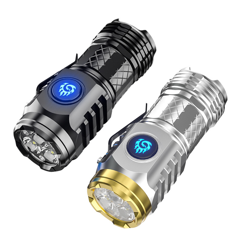 🔥Last Day 50% OFF🔥🔦German Three-eyed Monster Mini Flash Super Power Flashlight🎁BUY 3 GET 2 FREE & Free Shipping