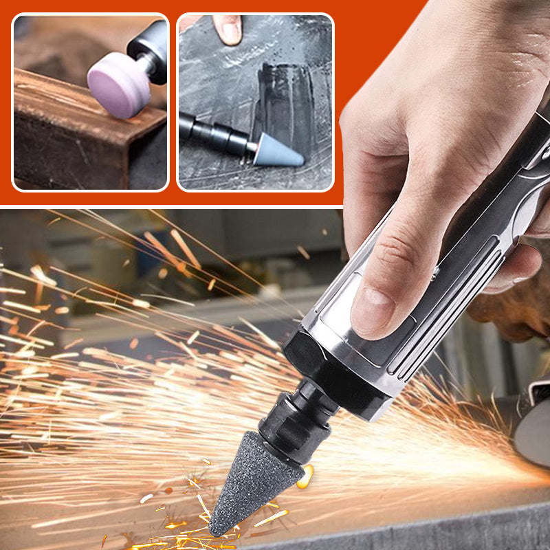 Compact Pneumatic Grinding Kit with Storage Case