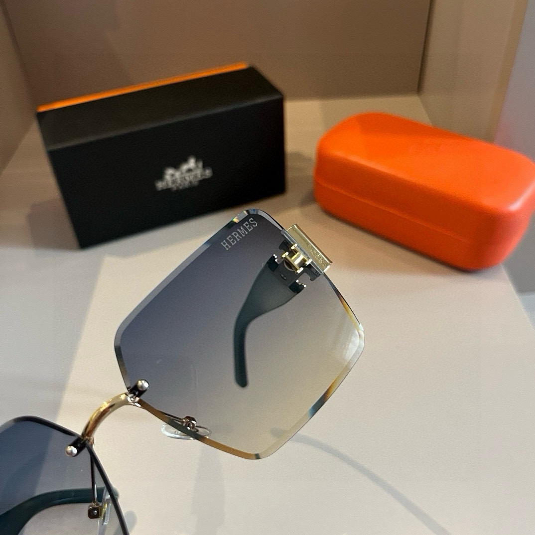 Hermes rimless sunglasses