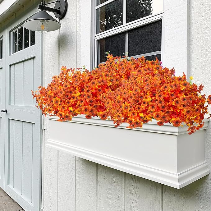 🔥LAST DAY 50% OFF🔥 Artificial Fall Flowers Outdoor ，UV Resistant