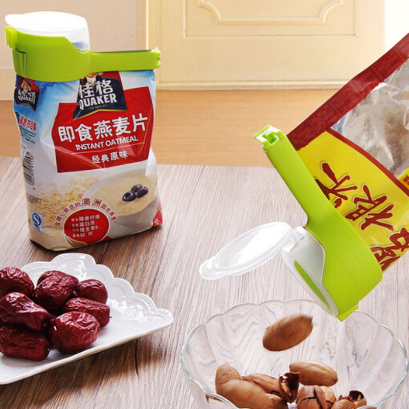 Seal Pour Food Storage Bag Clip