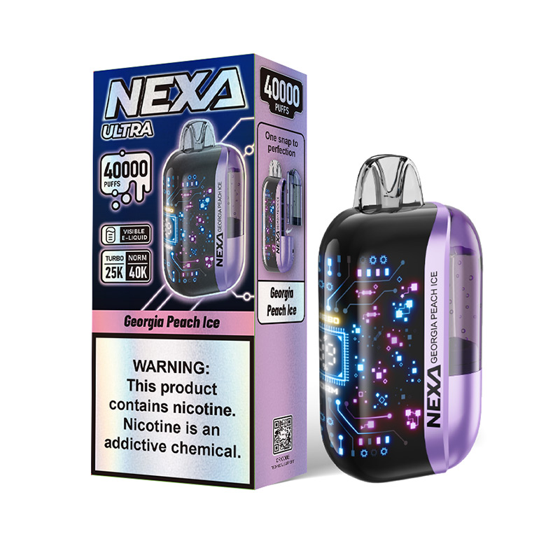 Nexa Ultra 40000 Puffs Disposable Vape Kit -- Georgia Peach Ice-18724068