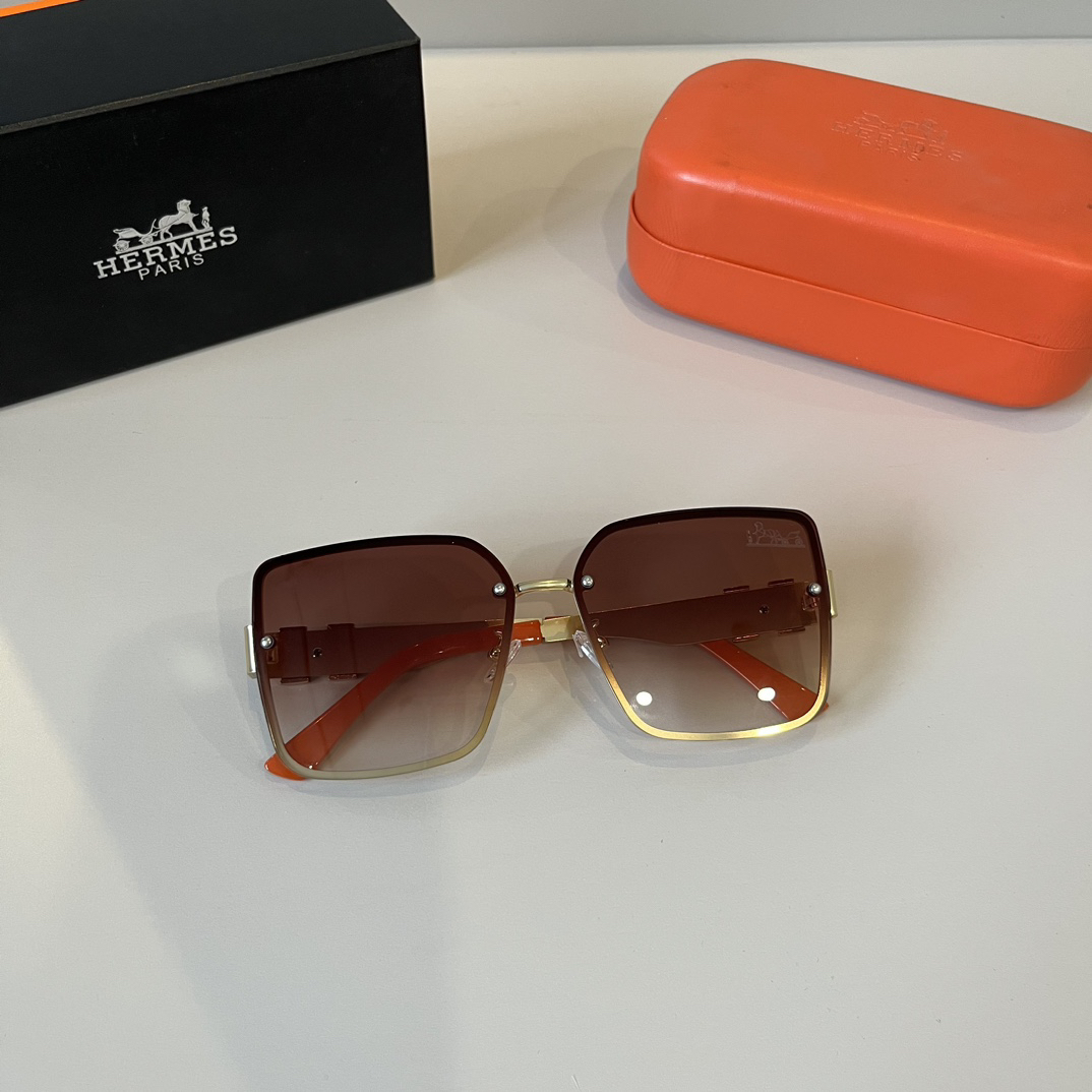 Hermes Square Frame Sunglasses